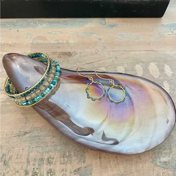 Custom Czech bead bracelet and earring set - Mother’s Day present approved - Picture 2 of 6